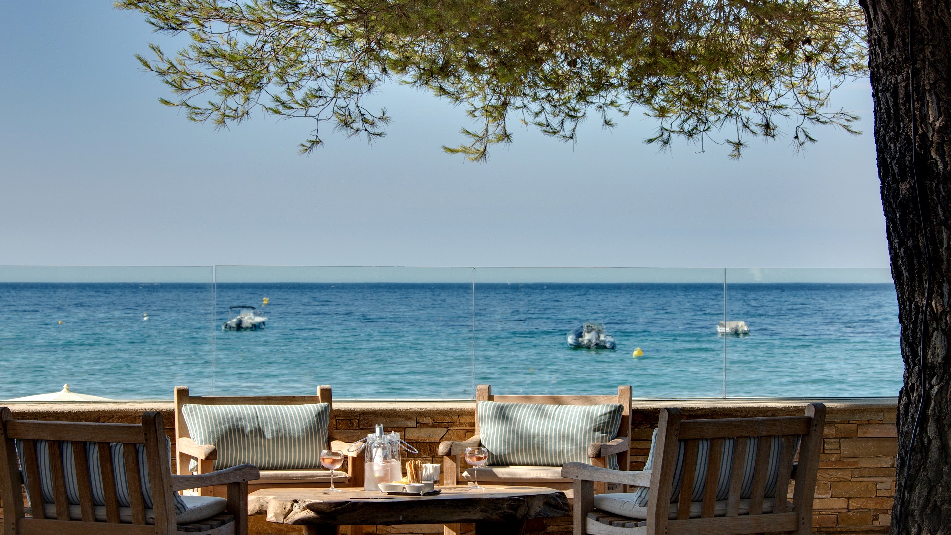 Plage privée près de Ramatuelle, La Pinède Plage