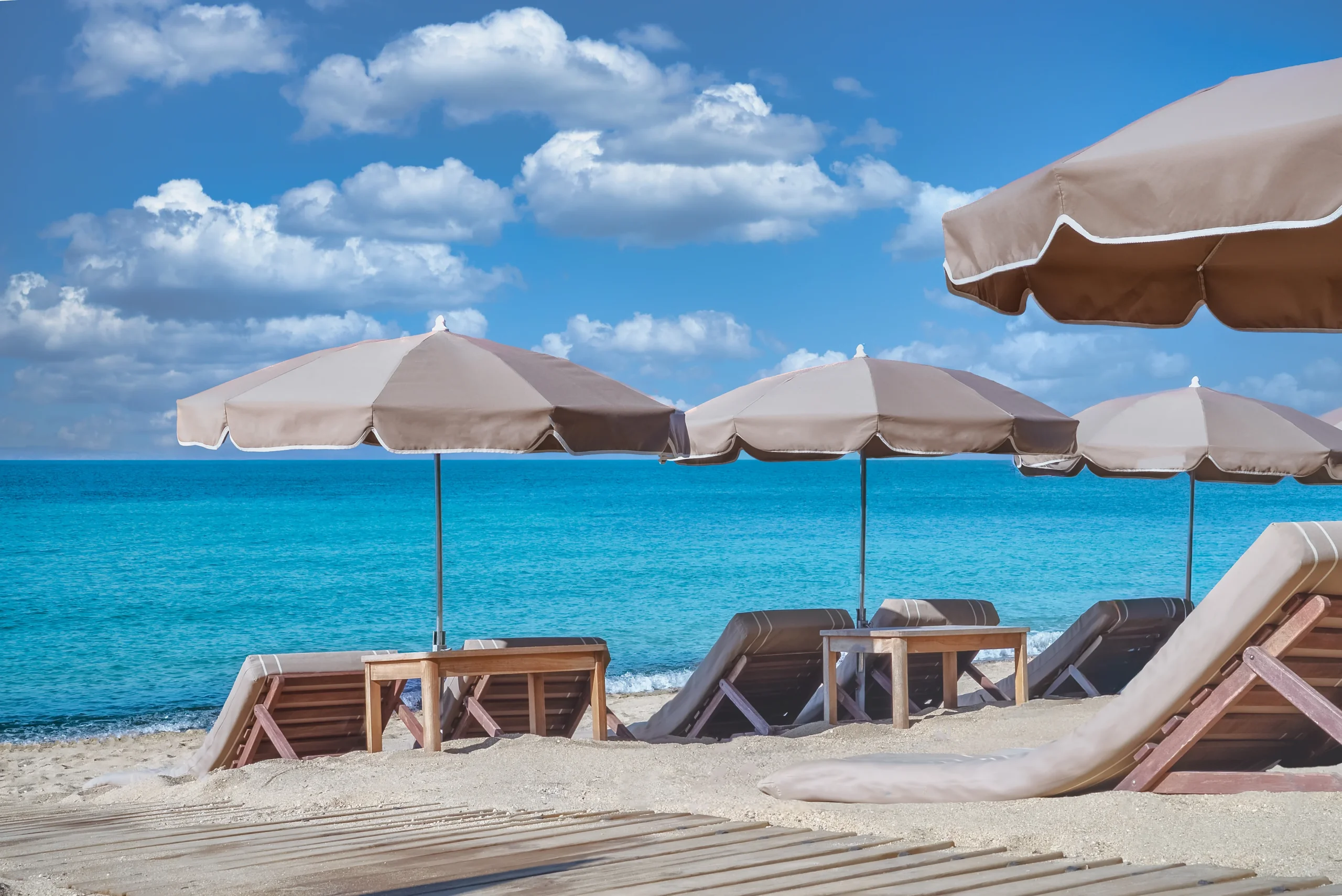 private beach